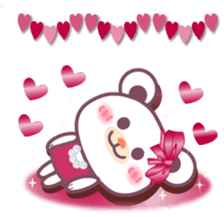 Happy Valentine's Day! Chocolate bear sticker #9523962