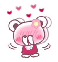 Happy Valentine's Day! Chocolate bear sticker #9523967