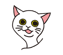 FoolishButPrettyWhiteCat&SexyBlackCat sticker #9526105