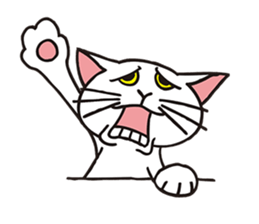 FoolishButPrettyWhiteCat&SexyBlackCat sticker #9526108