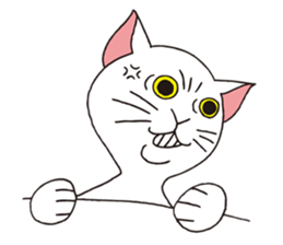 FoolishButPrettyWhiteCat&SexyBlackCat sticker #9526111