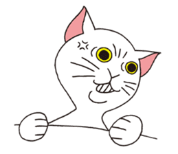 FoolishButPrettyWhiteCat&SexyBlackCat sticker #9526111