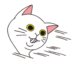 FoolishButPrettyWhiteCat&SexyBlackCat sticker #9526114