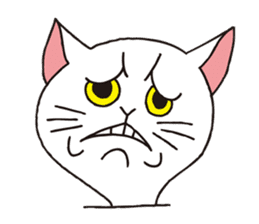 FoolishButPrettyWhiteCat&SexyBlackCat sticker #9526115