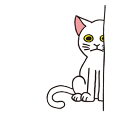 FoolishButPrettyWhiteCat&SexyBlackCat sticker #9526116