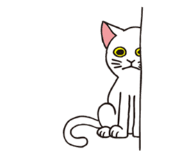 FoolishButPrettyWhiteCat&SexyBlackCat sticker #9526116