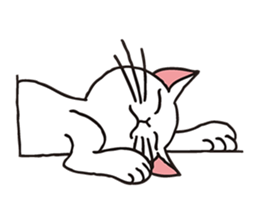 FoolishButPrettyWhiteCat&SexyBlackCat sticker #9526120