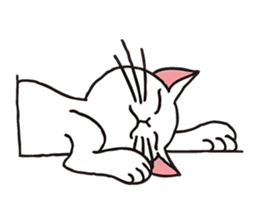 FoolishButPrettyWhiteCat&SexyBlackCat sticker #9526120