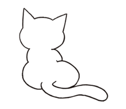FoolishButPrettyWhiteCat&SexyBlackCat sticker #9526129