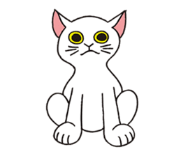 FoolishButPrettyWhiteCat&SexyBlackCat sticker #9526131