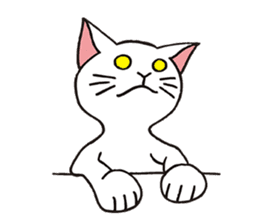 FoolishButPrettyWhiteCat&SexyBlackCat sticker #9526132