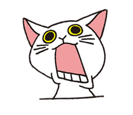 FoolishButPrettyWhiteCat&SexyBlackCat sticker #9526134