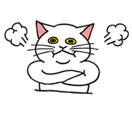 FoolishButPrettyWhiteCat&SexyBlackCat sticker #9526136