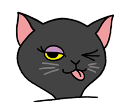 FoolishButPrettyWhiteCat&SexyBlackCat sticker #9526137