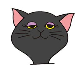 FoolishButPrettyWhiteCat&SexyBlackCat sticker #9526138