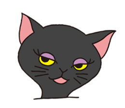 FoolishButPrettyWhiteCat&SexyBlackCat sticker #9526139