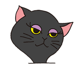 FoolishButPrettyWhiteCat&SexyBlackCat sticker #9526141