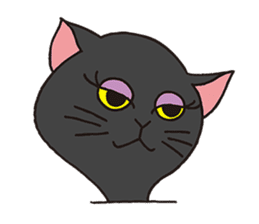 FoolishButPrettyWhiteCat&SexyBlackCat sticker #9526141