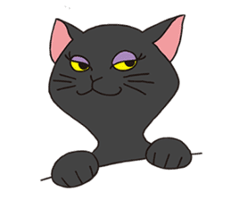 FoolishButPrettyWhiteCat&SexyBlackCat sticker #9526143