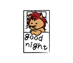 captain lion sticker #9526257