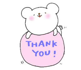 Baby polar bear (English version). sticker #9526432