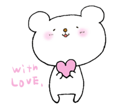 Baby polar bear (English version). sticker #9526435