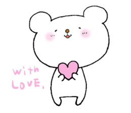 Baby polar bear (English version). sticker #9526435