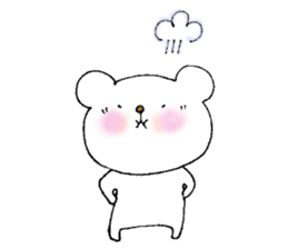 Baby polar bear (English version). sticker #9526443