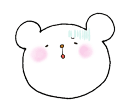 Baby polar bear (English version). sticker #9526444