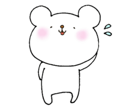 Baby polar bear (English version). sticker #9526446