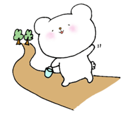 Baby polar bear (English version). sticker #9526450