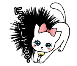 Girls' comic style sticker. sticker #9526780