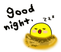 Pretty daily life of chicks and pig sticker #9526985