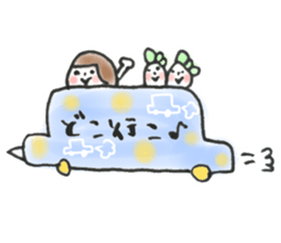 masking tape girl message2 sticker #9527067