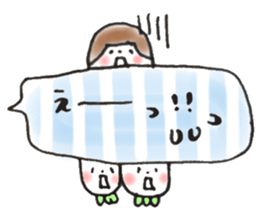 masking tape girl message2 sticker #9527068