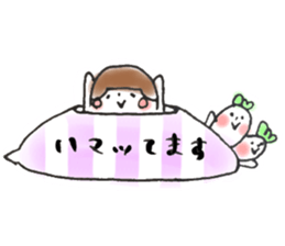 masking tape girl message2 sticker #9527070