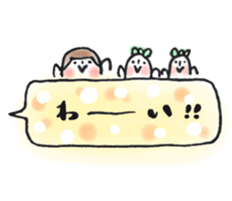 masking tape girl message2 sticker #9527079