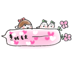 masking tape girl message2 sticker #9527080