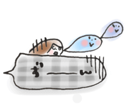 masking tape girl message2 sticker #9527083