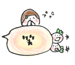 masking tape girl message2 sticker #9527090