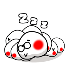 WHITE CATERPILLAR AND SNAIL 2 sticker #9528595