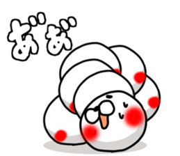 WHITE CATERPILLAR AND SNAIL 2 sticker #9528598