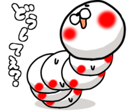 WHITE CATERPILLAR AND SNAIL 2 sticker #9528601