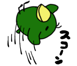 WHITE CATERPILLAR AND SNAIL 2 sticker #9528620