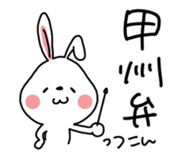 Yamanashi Prefecture dialect of Japan. 3 sticker #9529062