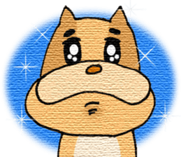 Stupid a dog sticker #9529264