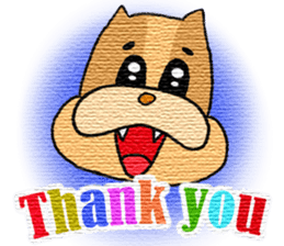 Stupid a dog sticker #9529265