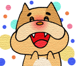 Stupid a dog sticker #9529266