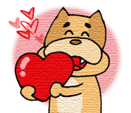 Stupid a dog sticker #9529267