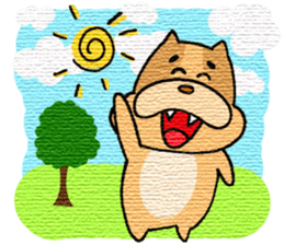 Stupid a dog sticker #9529268